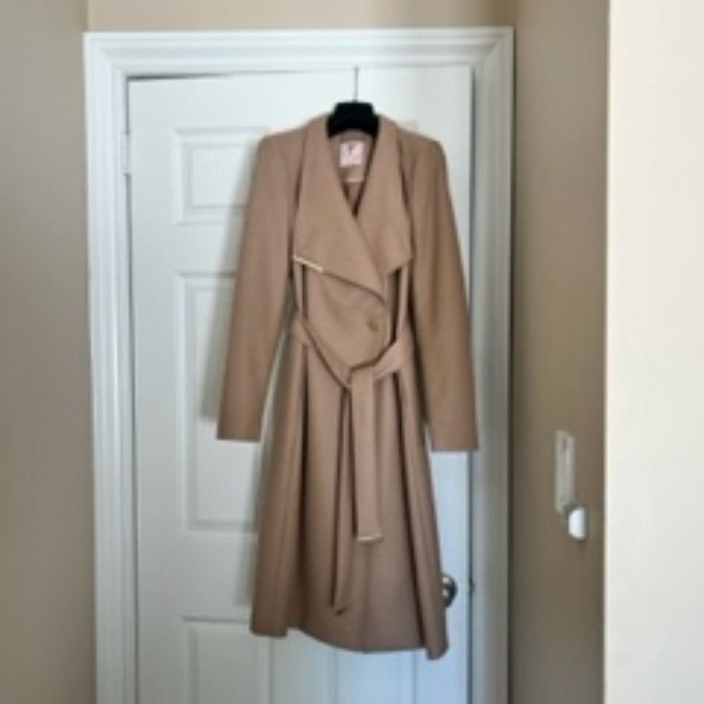 TED BAKER Rose Wool wrap coat Size 1 $450/OBO